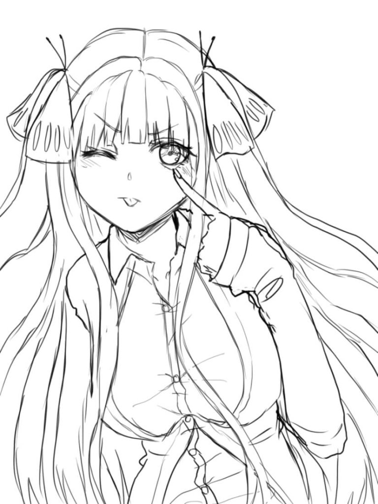 【イラストメイキング】次女の二乃描いてみた！【五等分の花嫁】 - ココのアトリエ
